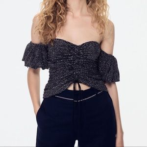 For Love and Lemons Ava Glitter Top